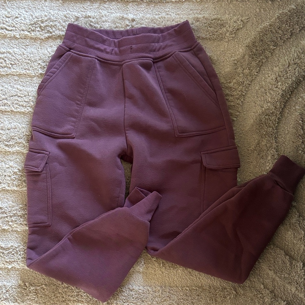 Cozy Kids' Joggers in Plum